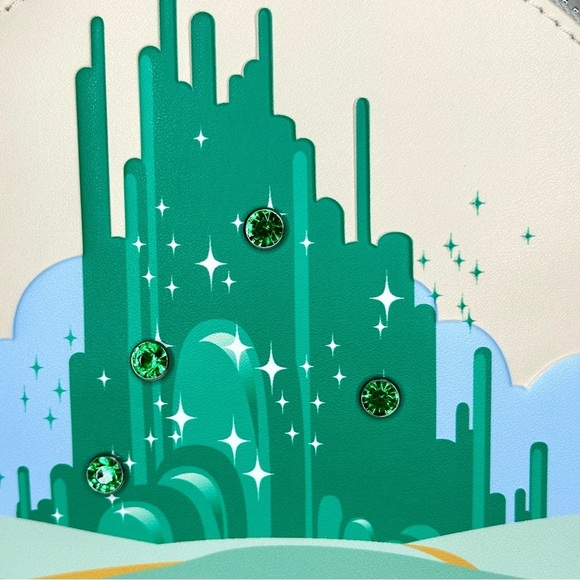 Loungefly Wizard Of Oz Emerald City Mini Backpack Limited Edition Bag - Picture 5 of 7